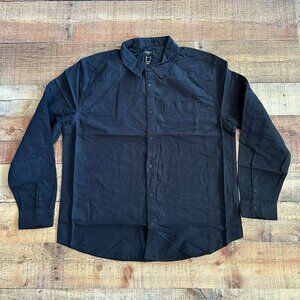 Forever 21 Men's Black Long Sleeve Button Down -L